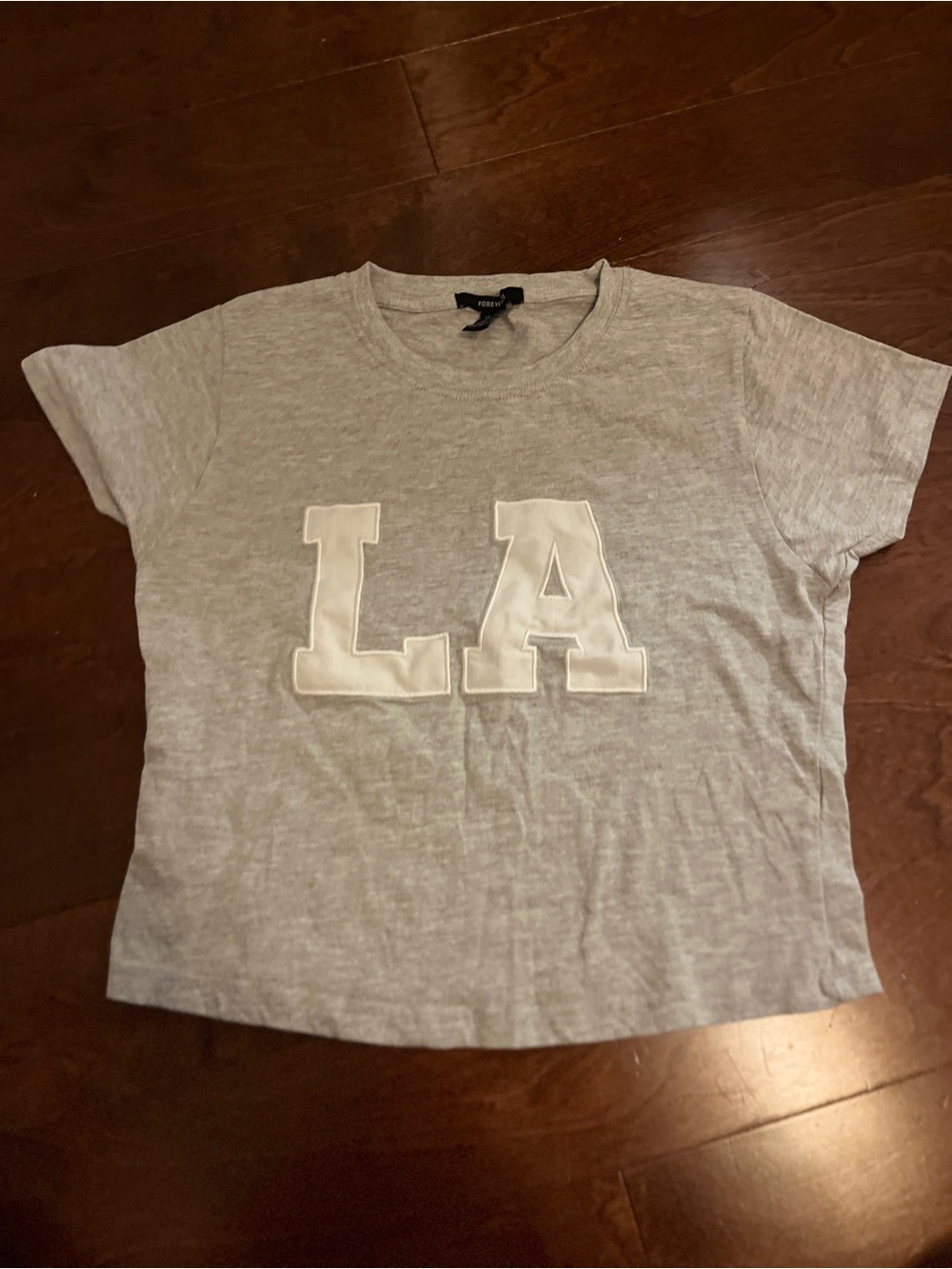 Forever 21 Women's Gray Short Sleeve Tee